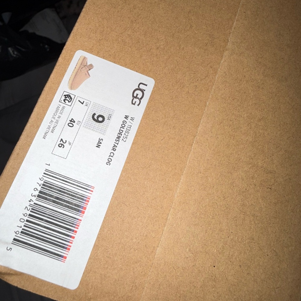 UGG Tan Slingback Slippers - Picture 9 of 9